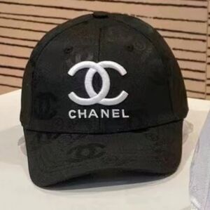 Chanel Black Logo Cap